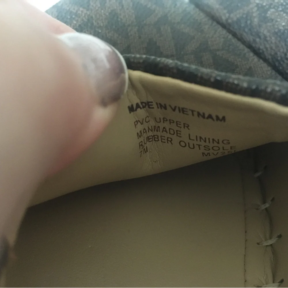 Michael Kors Espadrille Slip-On Flats in Dark Brown